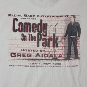 Comedy on the Park Greg Aidala Albany New York Shirt Size Large